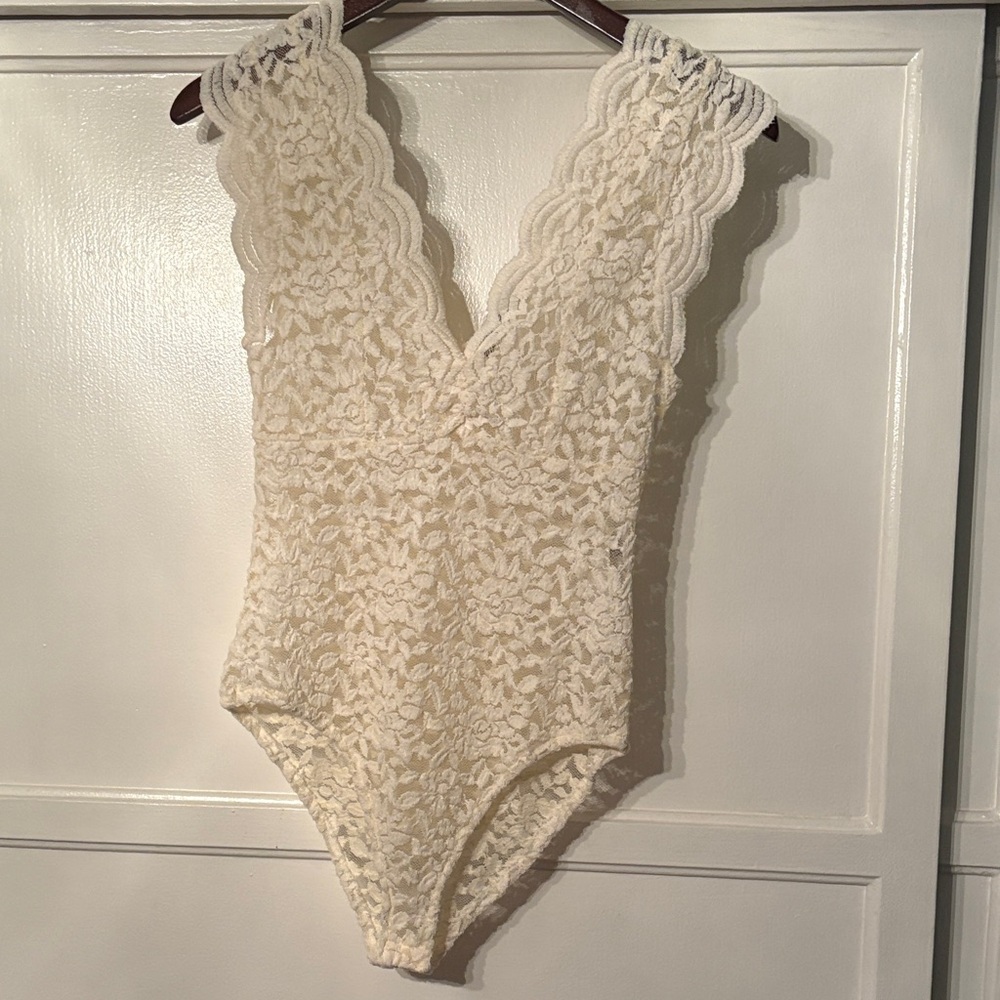 Zara Cream Lace Chemise